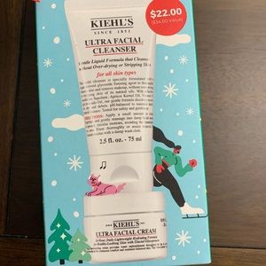 Kiehl’s ultra facial cleanser and ultra facial cream